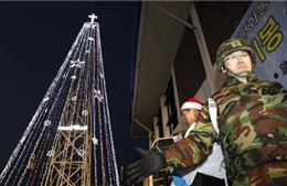 Triều Tiên cảnh báo Hàn Quốc không dựng tháp đèn Noel ở biên giới